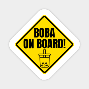 Boba On Board Magnet