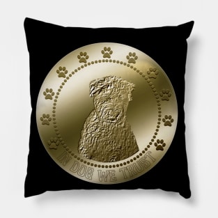 Irish Soft Coated Wheaten Terrier Coin Pillow