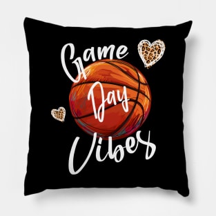 Basketball Game Day Vibes Pillow
