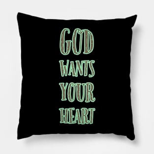 God Wants Your Heart - Onesie Design - Onesie for Babies Pillow