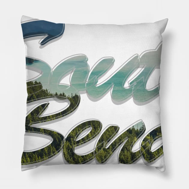 South Bend Pillow by afternoontees