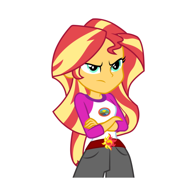 Sunset Shimmer is suspicious by CloudyGlow