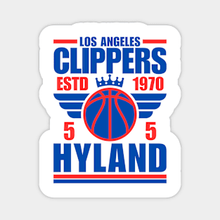 Los Angeles Clippers Hyland 5 Basketball Retro Magnet