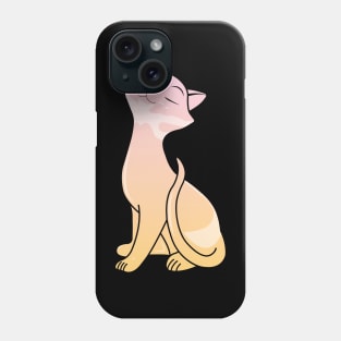 Peach Melba Kitsch Cat Phone Case