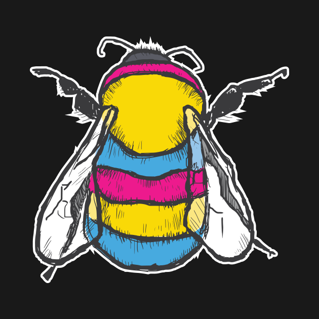 Pansexual bee - Pansexual Bee - T-Shirt | TeePublic
