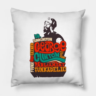 Funkadelic George Clinton Shirts - P-Funk Master Artwork Collection! Pillow