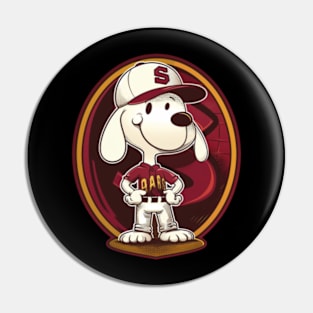 Snoopy Vs Arizona Diamondbacks Glove Growl Pin