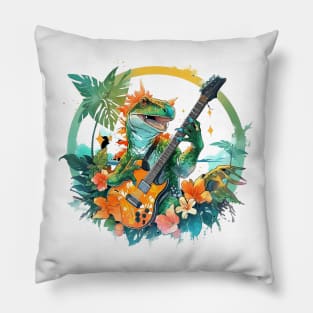 Tropic Thunder: Lizard's Electric Guitar Fiesta Pillow