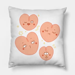 Heart Eyes Pillow