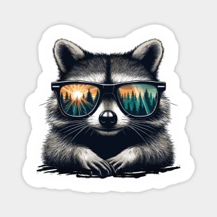 Funny Raccoon Magnet