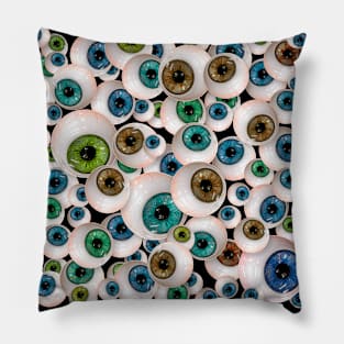 99 Eyeballs † † Spooky Patterned Eye Design Pillow