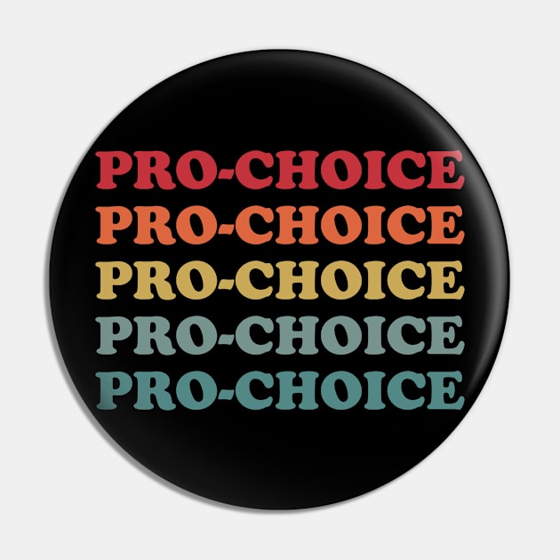 Pro Choice - Vintage Pin by Stacy Peters Art