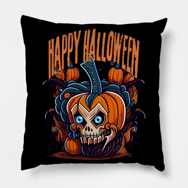 Halloween Pillow by MckinleyArt