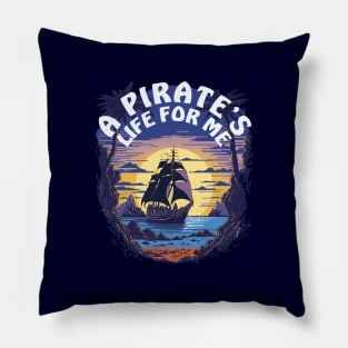 A Pirate's Life For Me | Pirate Ship Pillow