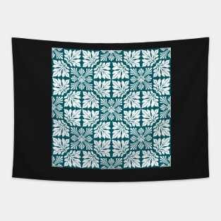 (Taigā Masuku – Tiger Mask) PATTERN/GREEN ORNAMENT Tapestry