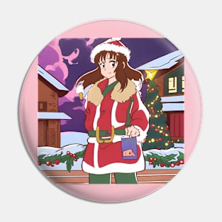 Anime Christmas Pin