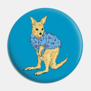 Modern Wallaby Pin