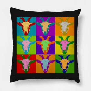 Billy Goat Pop Art Love Goats Pillow