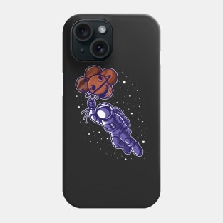 Astronaut Flying In Space Phone Case