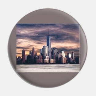 Seattle City Skyline Pin