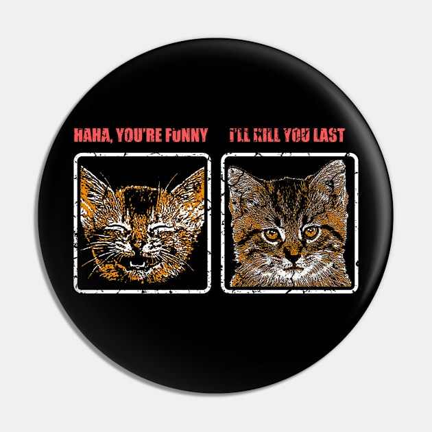 Funny Cat Pin by Mila46