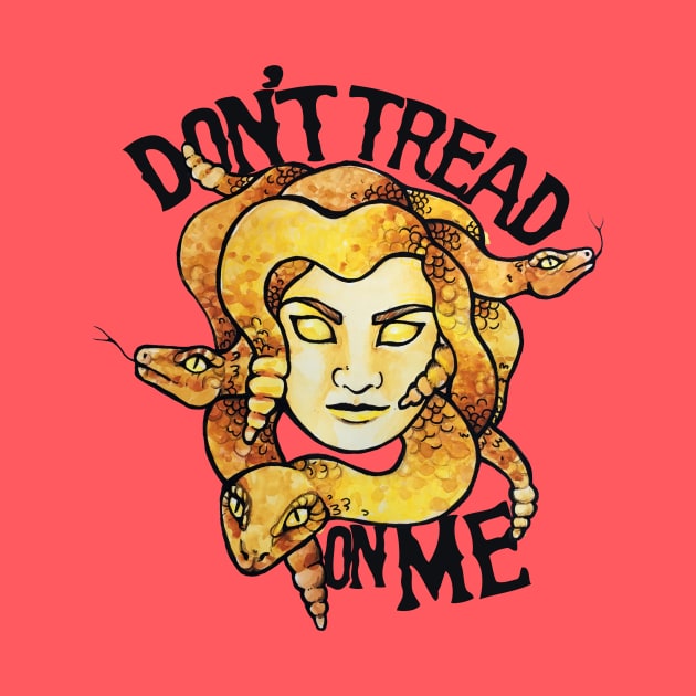 Don't Tread on me Medusa by bubbsnugg