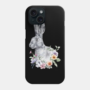 Floral Wild Rabbit Bunny Cottontail Spirit Wildlife Rescue Phone Case