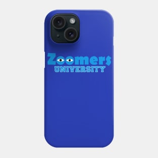 Zoomers University Funny Quarntine Zoom Education Phone Case