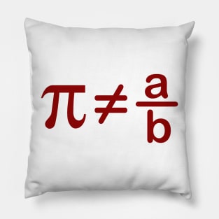 Pi is not rational Pillow