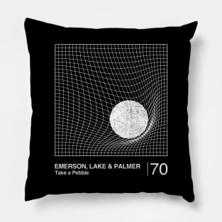 Take A Pebble / Minimalist Graphic Artwork Design Pillow