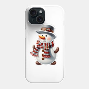 3D Snowman #3 Phone Case