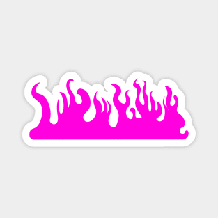 Pink Hotrod Magnet