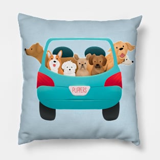 Pup Car Pillow