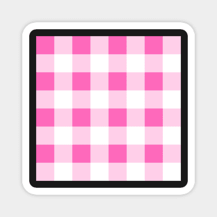 Pink checks Magnet