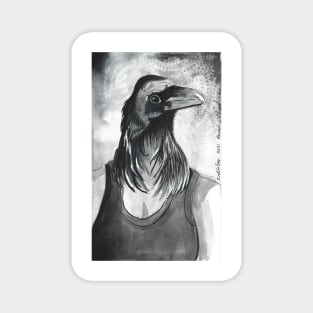 Raven from Inktober 2021 Magnet