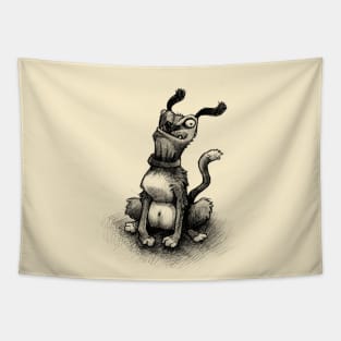 dumb dog Tapestry