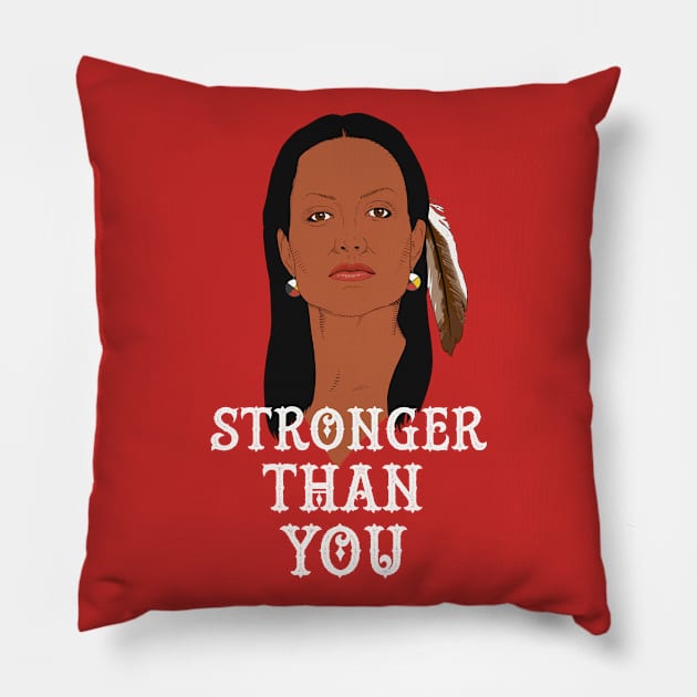 Strong Woman Pillow by @johnnehill