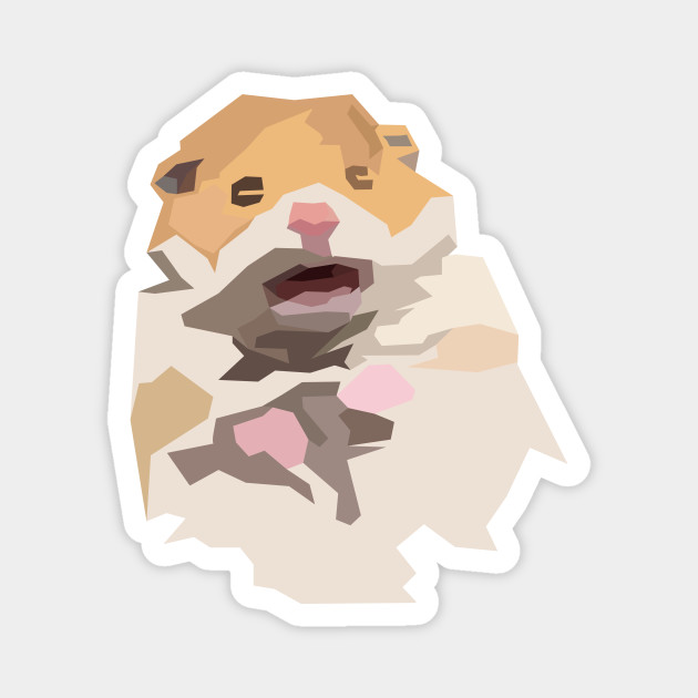 Scared Hamster Meme Meme Aimant Teepublic Fr