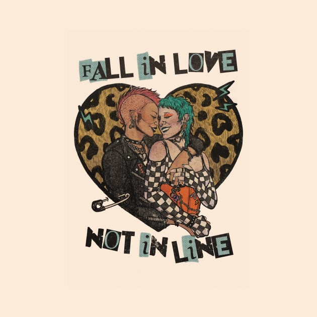 Fall in love not in line by aLouro