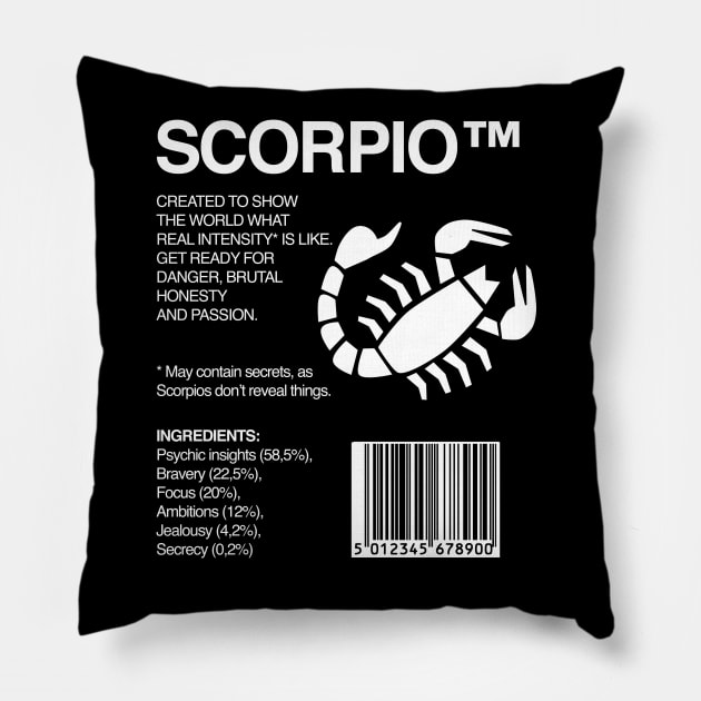 Scorpio Package - Scorpio Zodiac - Scorpio Astrological Sign Pillow by isstgeschichte