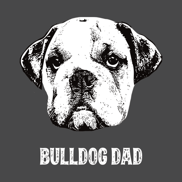 Bulldog Dad by DoggyStyles