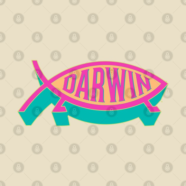 Darwin Fish Logo by Lima's