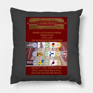 Little Red Express World Tour Pillow