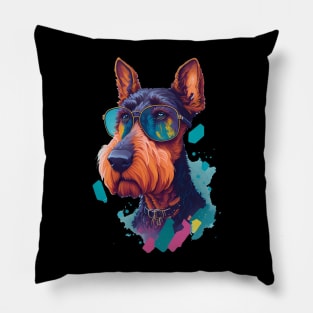 Airedale Terrier Stunning Dog Breed Pillow