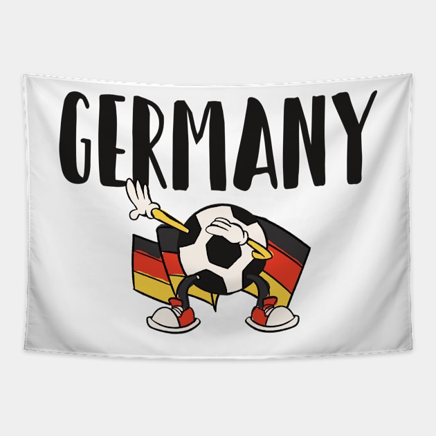 Germany Soccer Football Fan Shirt Flag Tapestry by Sal71