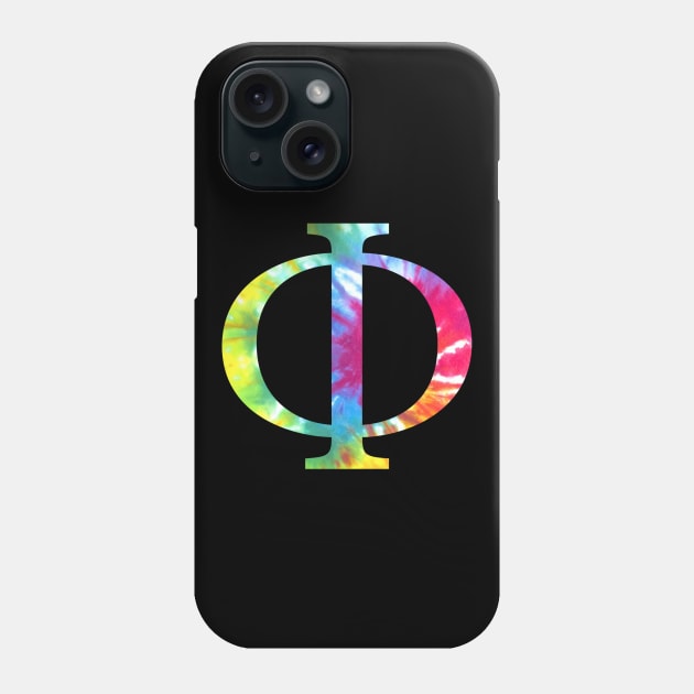 Tie Dye Phi Phone Case by lolosenese