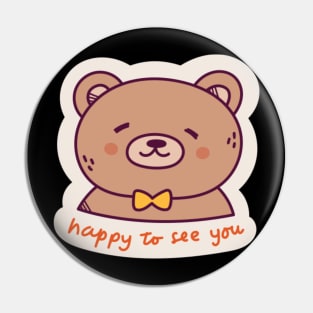 happy to see you funny icones Pin