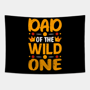 Dad of the Wild One Tapestry