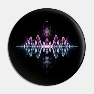 Mystical Frequency Waves Pin