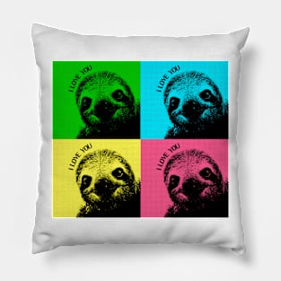 I love you sloth Pillow